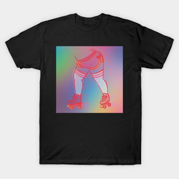 Skate Your Heart Out T-Shirt by Meg Schmeg Art